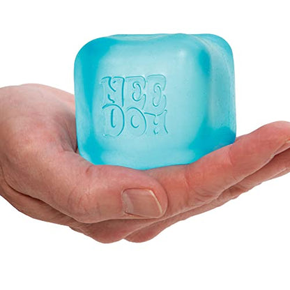 Schylling Needoh Nice Cube Sensory Toy with a Super Solid Squish - Colors May Vary 3 Pack