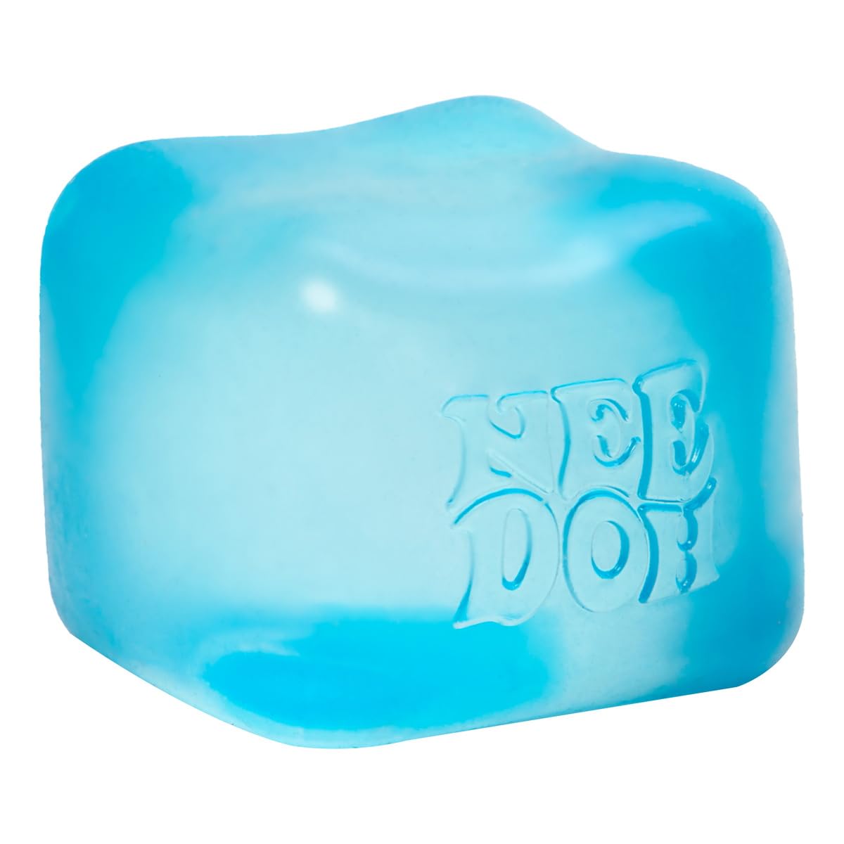 Schylling NeeDoh Nice Cube Swirl - Sensory Toy with a Super Solid Squish - Unique, Swirling Color Blend - Color May Vary (1 Per Pack)