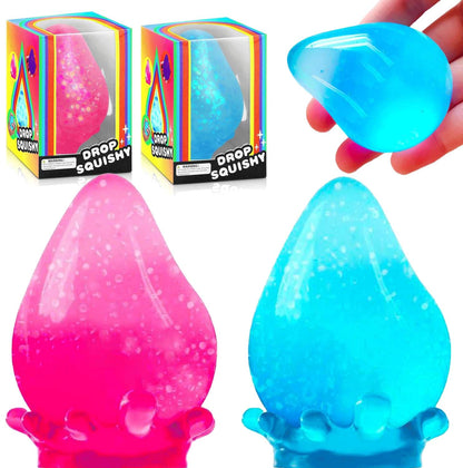Schylling NeeDoh Dream Drop - Sensory Toy with Groovy Goo Filling - Three Random Colors - Ages 3 and Up - 3 Pack